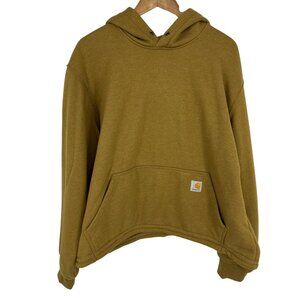 Carhartt Rain Defender Loose Fit Hoodie L Tan Heavyweight